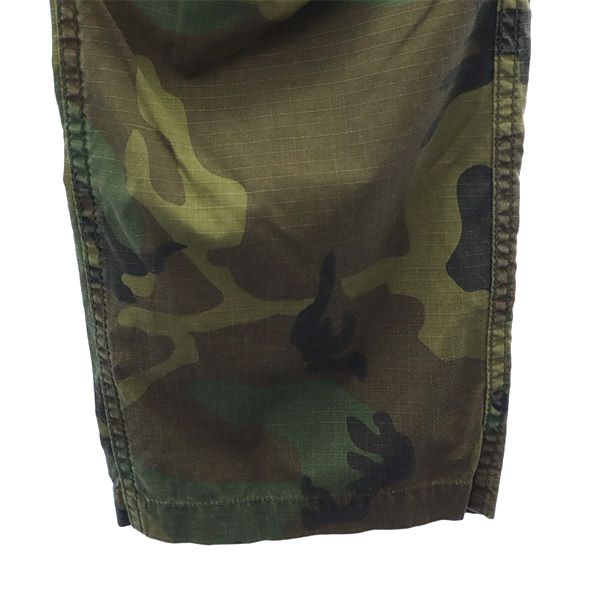 迷彩 ミリタリー カーゴパンツ S カーキ リップストップ地 メンズ 迷彩 ミリタリー カーゴパンツ S カーキ リップストップ地 メンズ