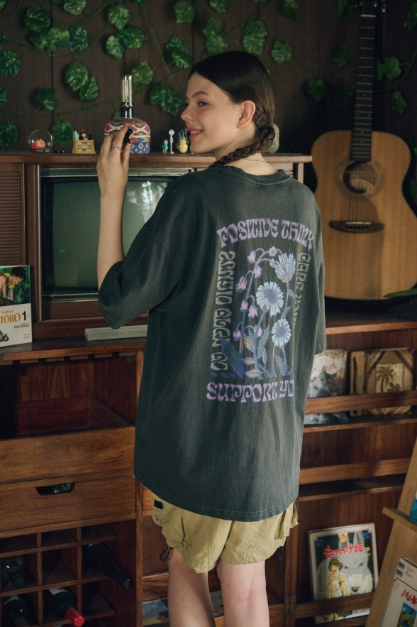 【CPGN STUDIO】 Caming Flower Short Sleeve Tee