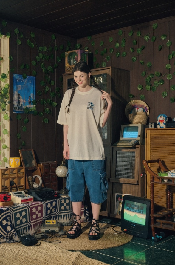 【CPGN STUDIO】 Caming Flower Short Sleeve Tee