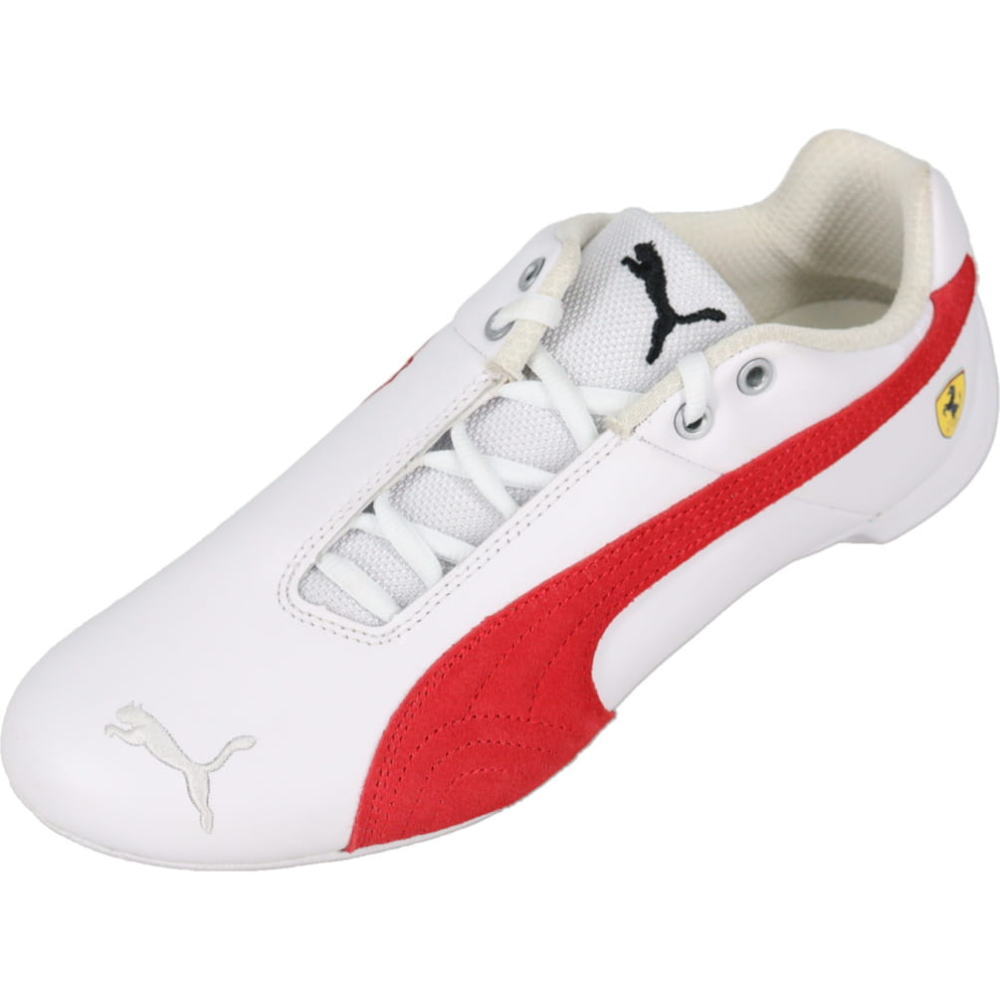 フェラーリ フューチャー キャット OG ドライビングシューズ ホワイト/ロッソコルサ 308585 02