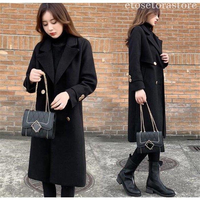 の入荷 チェスターコート ロング丈 レディース 秋 冬 ラシャ コート アウター 黒 ウール混コート ロングコート 着痩せ お洒落 上品 大人 体型カバー 通勤 OL の入荷 チェスターコート ロング丈 レディース 秋 冬 ラシャ コート アウター 黒 ウール混コート ロングコート 着痩せ お洒落 上品 大人 体型カバー 通勤 OL