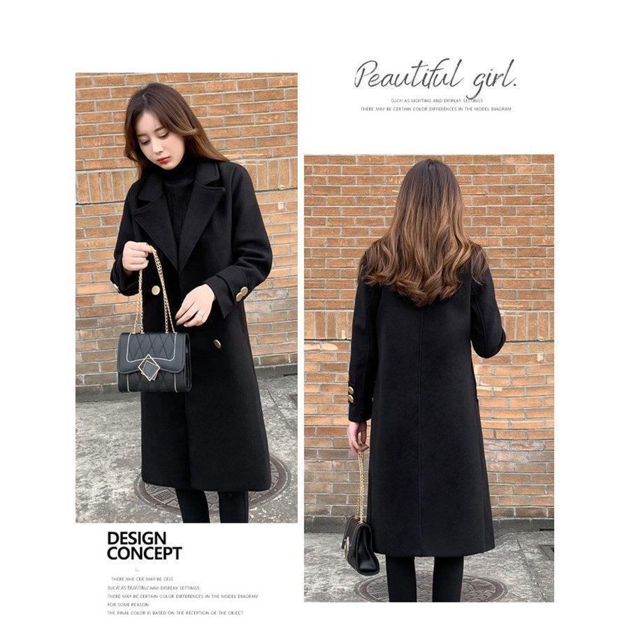 の入荷 チェスターコート ロング丈 レディース 秋 冬 ラシャ コート アウター 黒 ウール混コート ロングコート 着痩せ お洒落 上品 大人 体型カバー 通勤 OL の入荷 チェスターコート ロング丈 レディース 秋 冬 ラシャ コート アウター 黒 ウール混コート ロングコート 着痩せ お洒落 上品 大人 体型カバー 通勤 OL