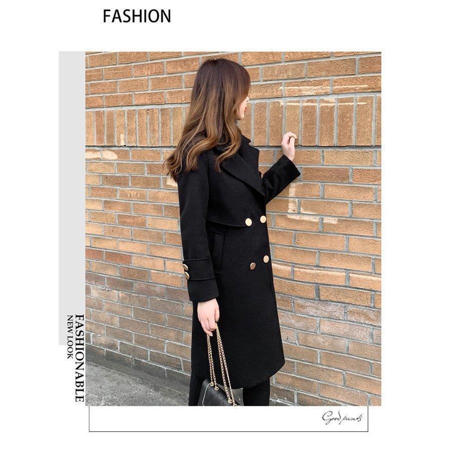 の入荷 チェスターコート ロング丈 レディース 秋 冬 ラシャ コート アウター 黒 ウール混コート ロングコート 着痩せ お洒落 上品 大人 体型カバー 通勤 OL の入荷 チェスターコート ロング丈 レディース 秋 冬 ラシャ コート アウター 黒 ウール混コート ロングコート 着痩せ お洒落 上品 大人 体型カバー 通勤 OL