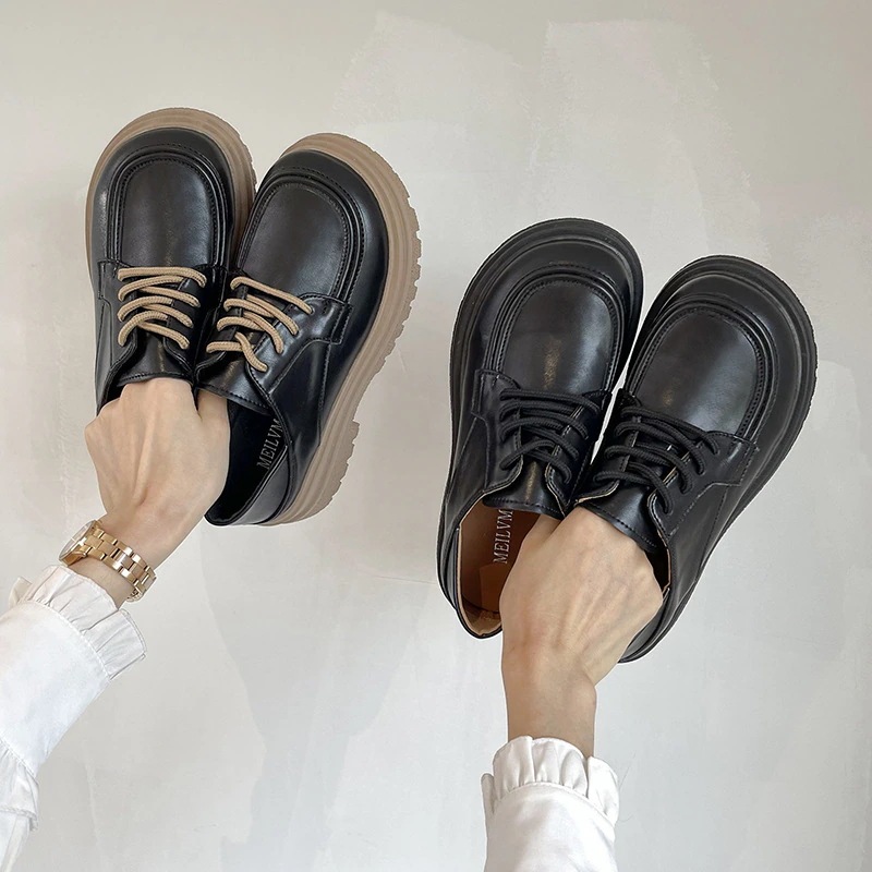 ローファーフラットローファー快適 ローファー レディース シングルシューズ 英伦風 革靴 メリージェーンシューズ 厚底靴 靴