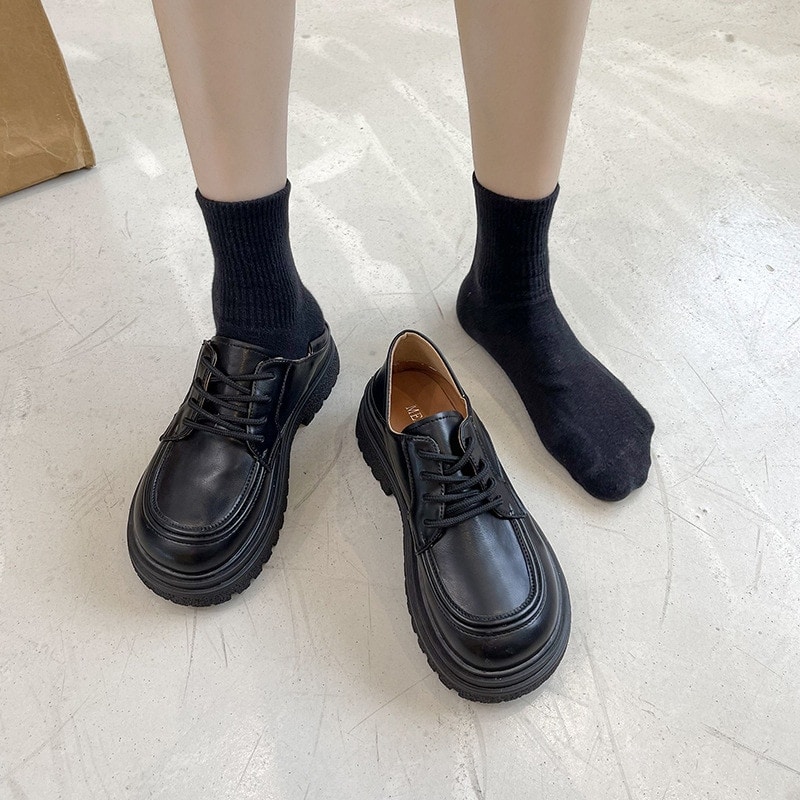 ローファーフラットローファー快適 ローファー レディース シングルシューズ 英伦風 革靴 メリージェーンシューズ 厚底靴 靴