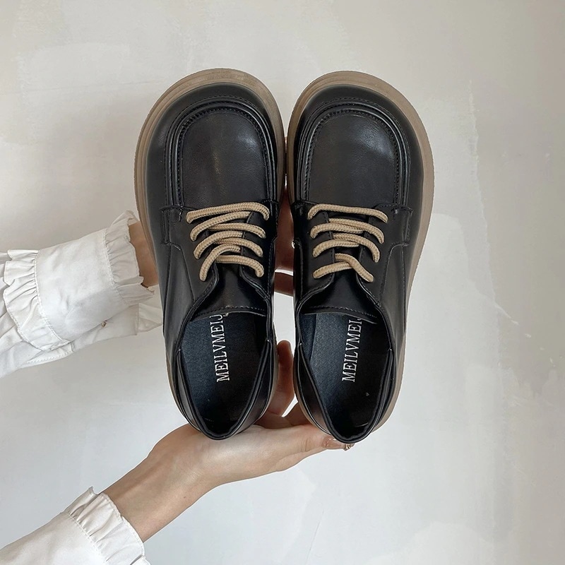 ローファーフラットローファー快適 ローファー レディース シングルシューズ 英伦風 革靴 メリージェーンシューズ 厚底靴 靴