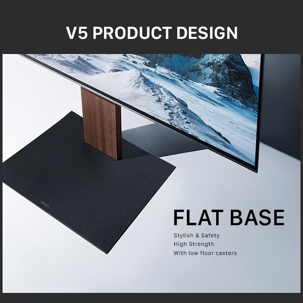 WALL テレビスタンド V5 ハイタイプ 80インチ対応 80型まで テレビ台 TV台 TVスタンド モニター台 モニタースタンド 自立 壁寄せ スタイリッシュ おしゃれ 大型_8