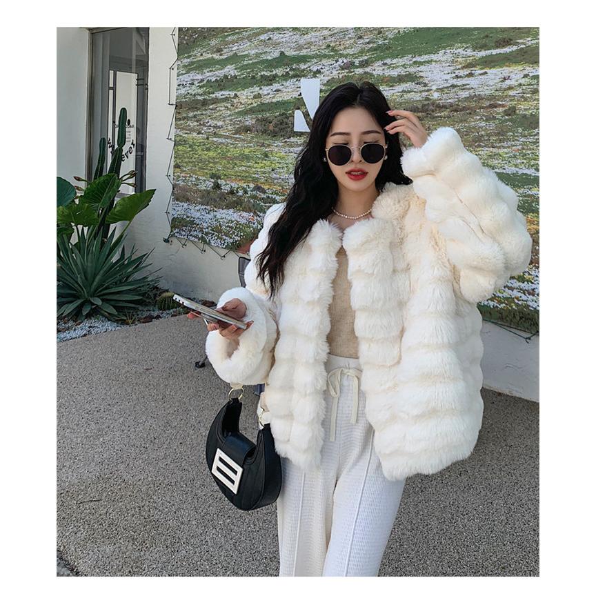 冬 レディース 暖かい 冬アウター レディース エコファー ふわふわ モコモココート ジャケット ボア スリム コート 防寒 ファーコート