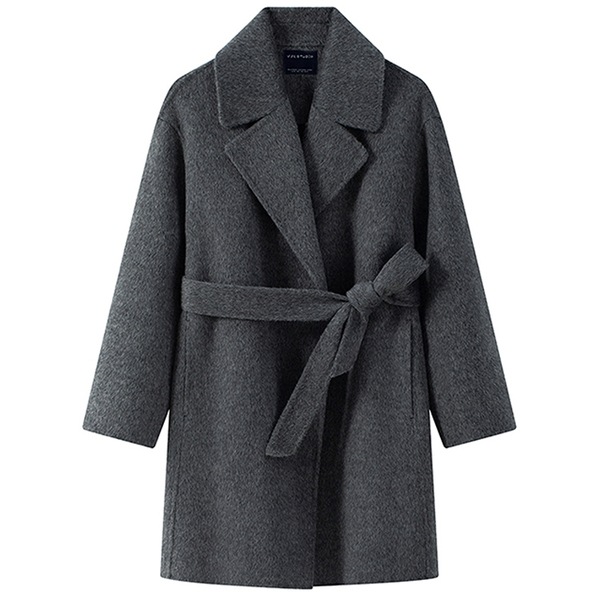 THE R*W 同じスタイルのカスタマイズカラー/カシミア & キャメルヘア & マルベリー シルク & ハイカウント ウール コート