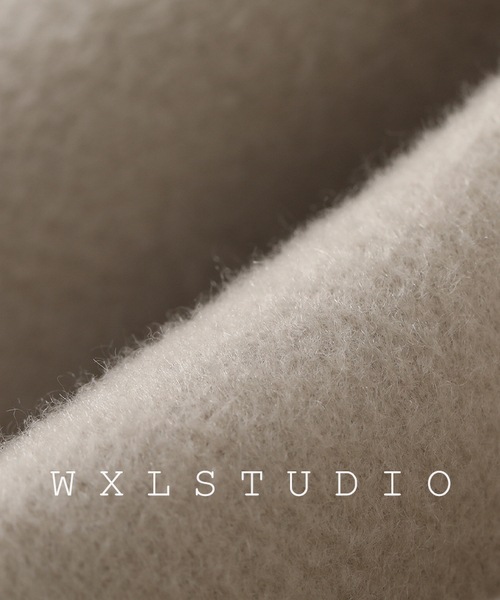 THE R*W 同じスタイルのカスタマイズカラー/カシミア & キャメルヘア & マルベリー シルク & ハイカウント ウール コート