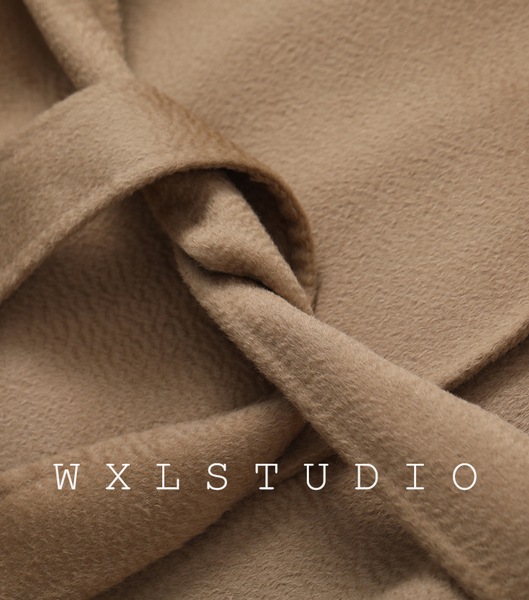 THE R*W 同じスタイルのカスタマイズカラー/カシミア & キャメルヘア & マルベリー シルク & ハイカウント ウール コート