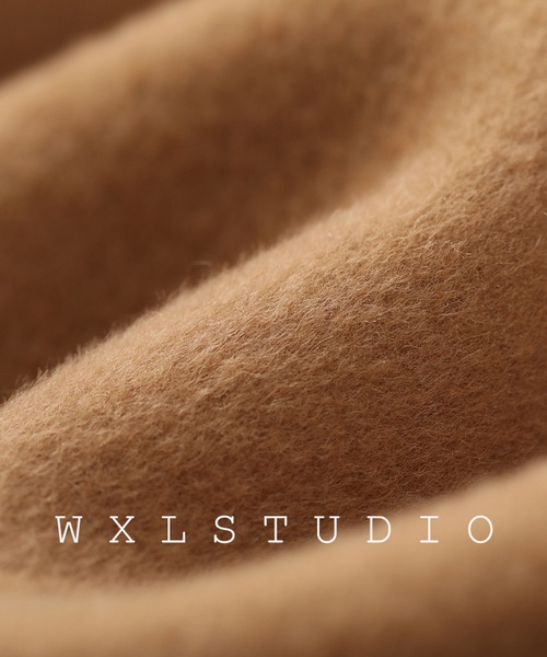 THE R*W 同じスタイルのカスタマイズカラー/カシミア & キャメルヘア & マルベリー シルク & ハイカウント ウール コート