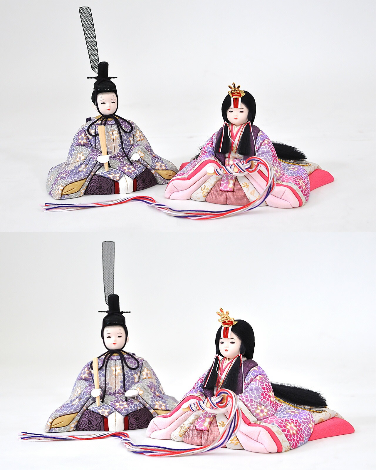 雛人形 ひな人形 お雛様 おひなさま コンパクト ミニ 初節句 かわいい ひなまつり 雛祭り 送料無料 一秀 木目込 収納 二人 2人 小さい 2025年 新作 秀光 限定品 買得 お得 人気 P84