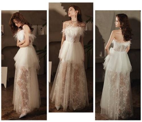 【即納】パーティードレス 韓国 イブニングドレス ロングドレス 無地 花柄 ベアトップ 冬 ロング 可愛い オルチャン 大人 二次会 パーティー お呼ばれ ドレス レース フリンジ 羽 Aライン チュ 【即納】パーティードレス 韓国 イブニングドレス ロングドレス 無地 花柄 ベアトップ 冬 ロング 可愛い オルチャン 大人 二次会 パーティー お呼ばれ ドレス レース フリンジ 羽 Aライン チュ