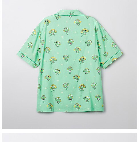 SPAO カエル軍曹 ケロロ 半袖 パジャマ(BLUE) かわいい 部屋着 SPAO カエル軍曹 ケロロ 半袖 パジャマ(BLUE) かわいい 部屋着