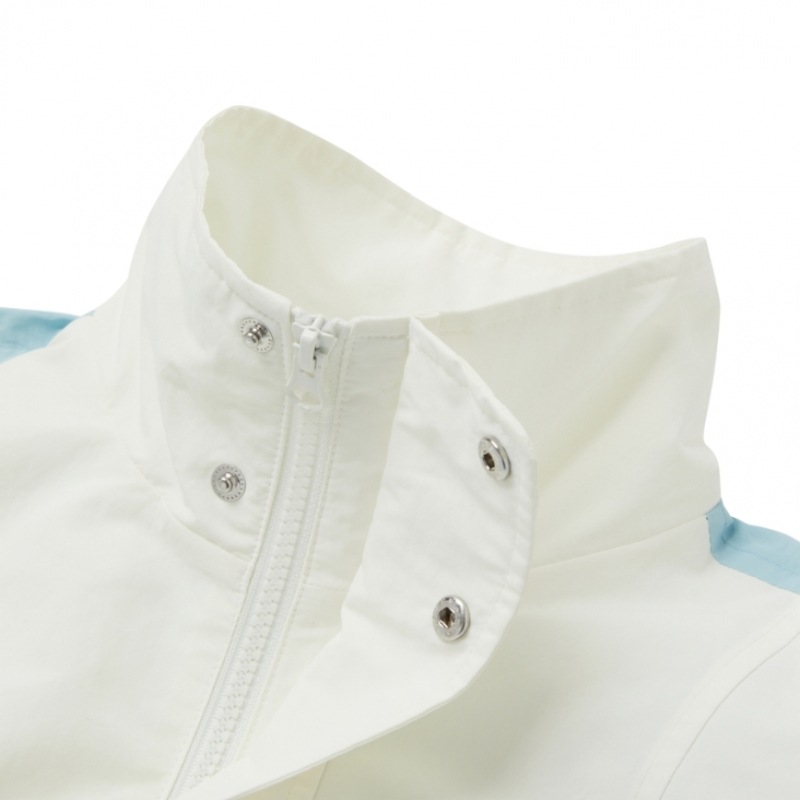 NERDY スポーティーカラーブロックウィンドブレーカースカイブルー NERDY スポーティーカラーブロックウィンドブレーカースカイブルー