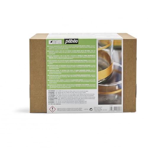 ペベオ (Pebeo) ガラス用水性アクリル絵具 ヴィトレア160 アトリエコレクション 45mlｘ10色+アクセサリー 758462