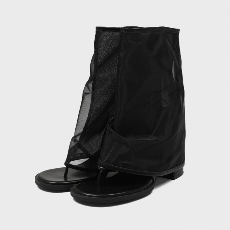 ブラックアップ ホカム メッシュ チョリ ミドルブーツ ブラックアップ ホカム メッシュ チョリ ミドルブーツ