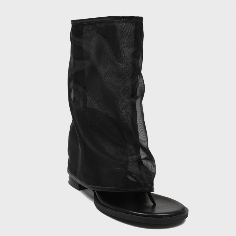 ブラックアップ ホカム メッシュ チョリ ミドルブーツ ブラックアップ ホカム メッシュ チョリ ミドルブーツ