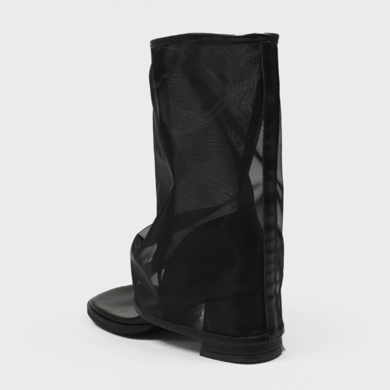 ブラックアップ ホカム メッシュ チョリ ミドルブーツ ブラックアップ ホカム メッシュ チョリ ミドルブーツ