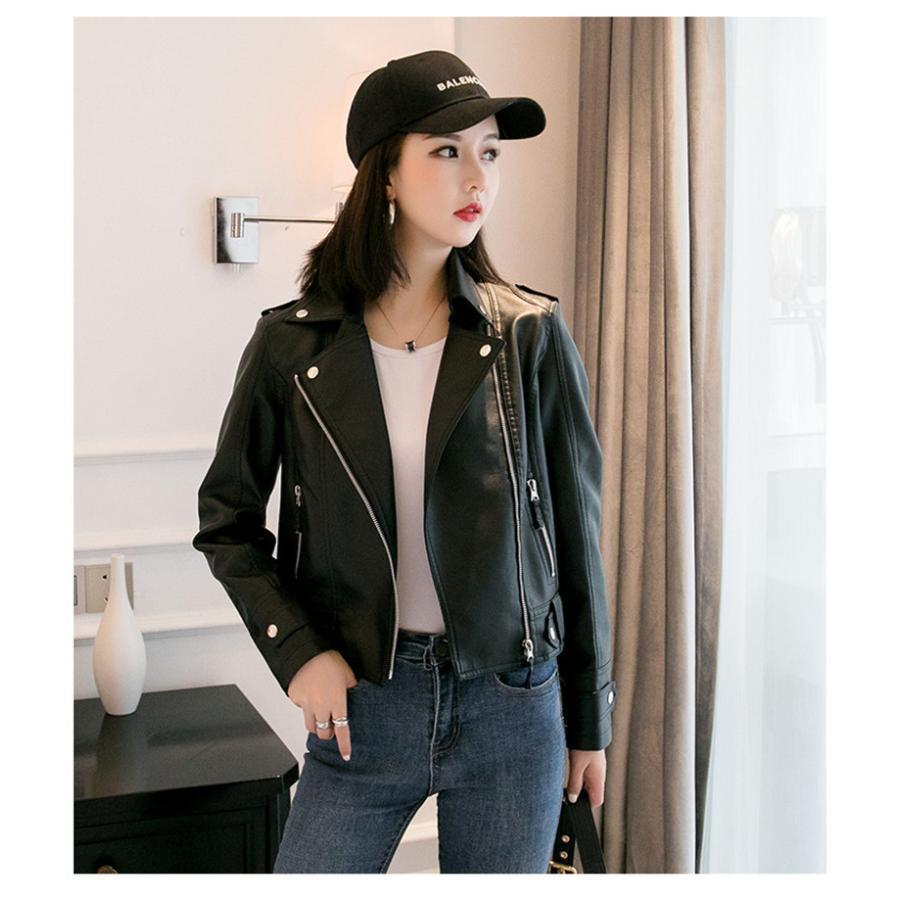【急速出荷 2025年新作】革ジャン レディース レザージャケット ショート丈 ライダースジャケット ブルゾン アウター 羽織 ゆったり 着痩 韓国風 防風 春秋 おしゃれ 新作 【急速出荷 2025年新作】革ジャン レディース レザージャケット ショート丈 ライダースジャケット ブルゾン アウター 羽織 ゆったり 着痩 韓国風 防風 春秋 おしゃれ 新作