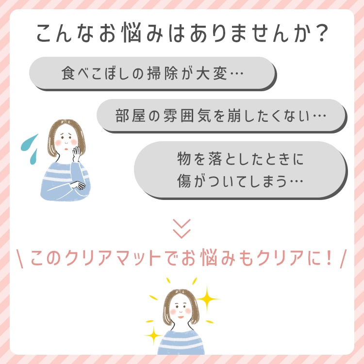 ダイニングマット 透明マット 180cm x 300cm フローリング 保護マット シート 防水 撥水 クリアマット PVC素材 ソフトタイプ めくれにくい 汚れ防止 床暖房対応 カット可能