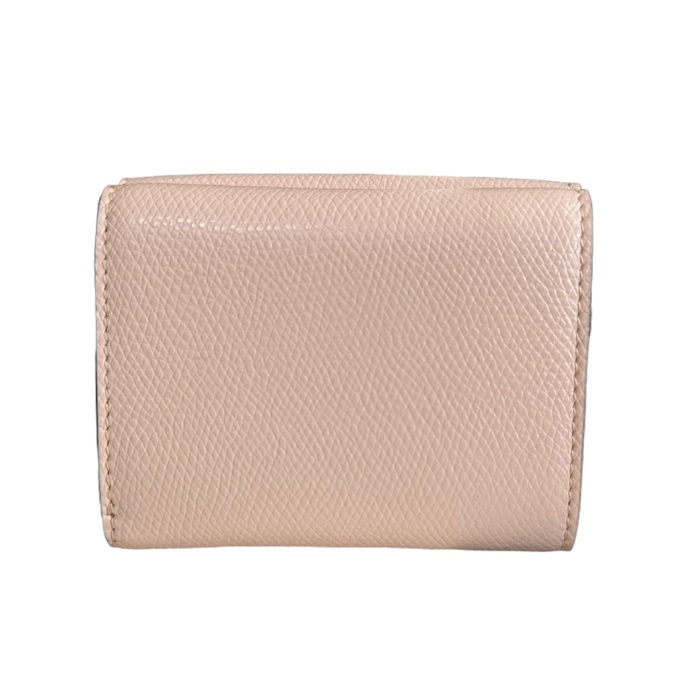 フェンディ ズッカ 三つ折り財布 レザー 8M0395 FENDI 中古 美品