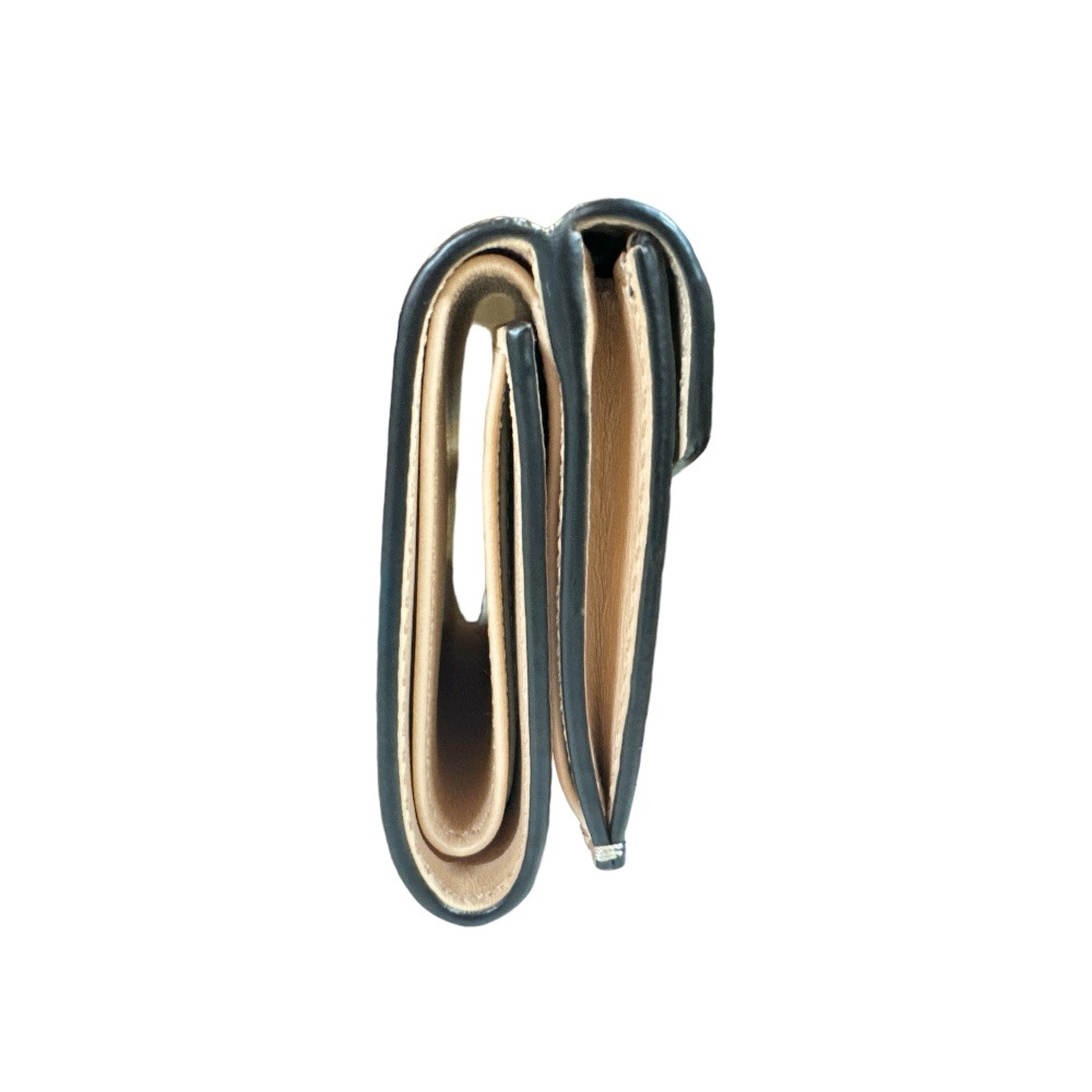 フェンディ ズッカ 三つ折り財布 レザー 8M0395 FENDI 中古 美品