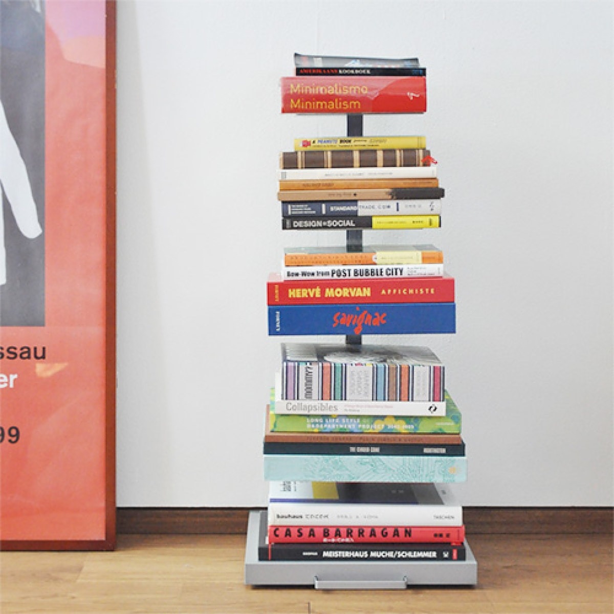 ブックタワー ロータイプ 5段 高さ67.5cm 日本製 Tsum Dockブックタワー 本棚 ラック シェルフ 積ん読タワー 収納 コミックラック 棚 ブックラック 五段 国産 キャスター付