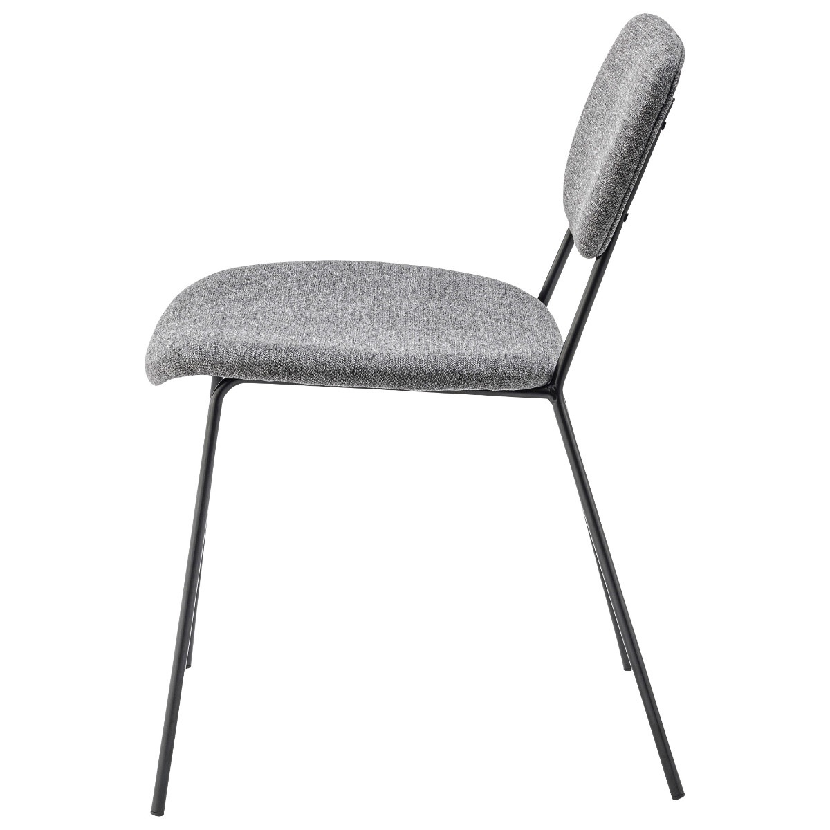 ダイニングチェア 同色2脚セット 座面高46cm 食卓 ダイニング 椅子 いす イス 食卓椅子 チェアー スチール セット ファブリック 布製 肘なし シンプル