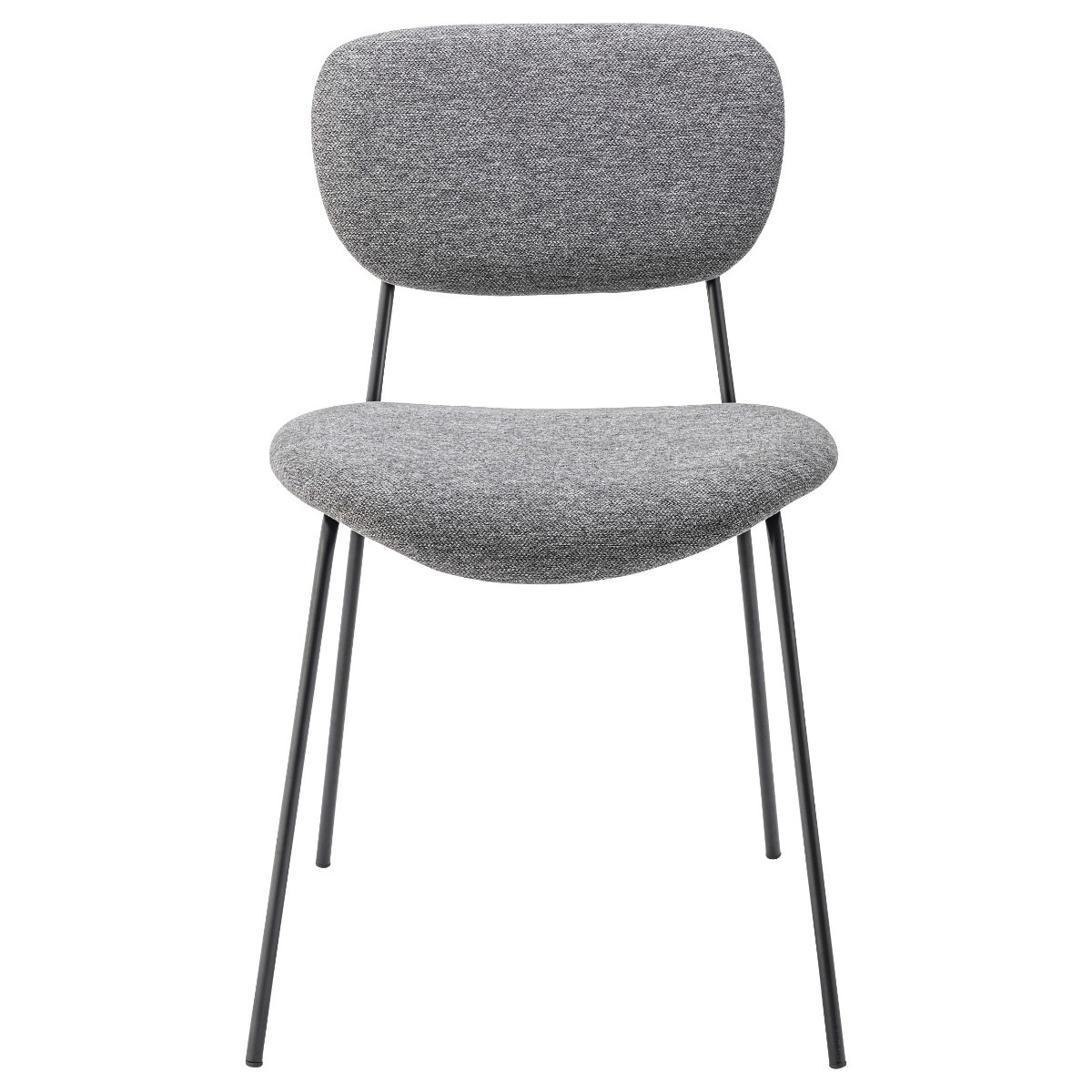 ダイニングチェア 同色2脚セット 座面高46cm 食卓 ダイニング 椅子 いす イス 食卓椅子 チェアー スチール セット ファブリック 布製 肘なし シンプル