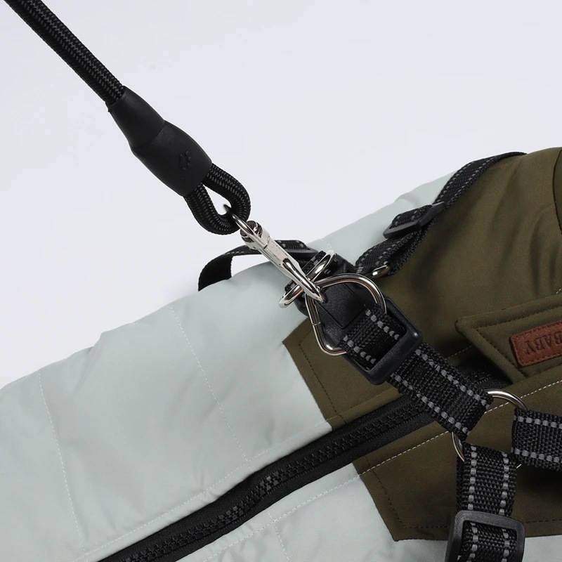 ペット用ハーネス付き防水ジャケット,防寒着,小型中型および大型防水コート,フレンチブルドッグ用