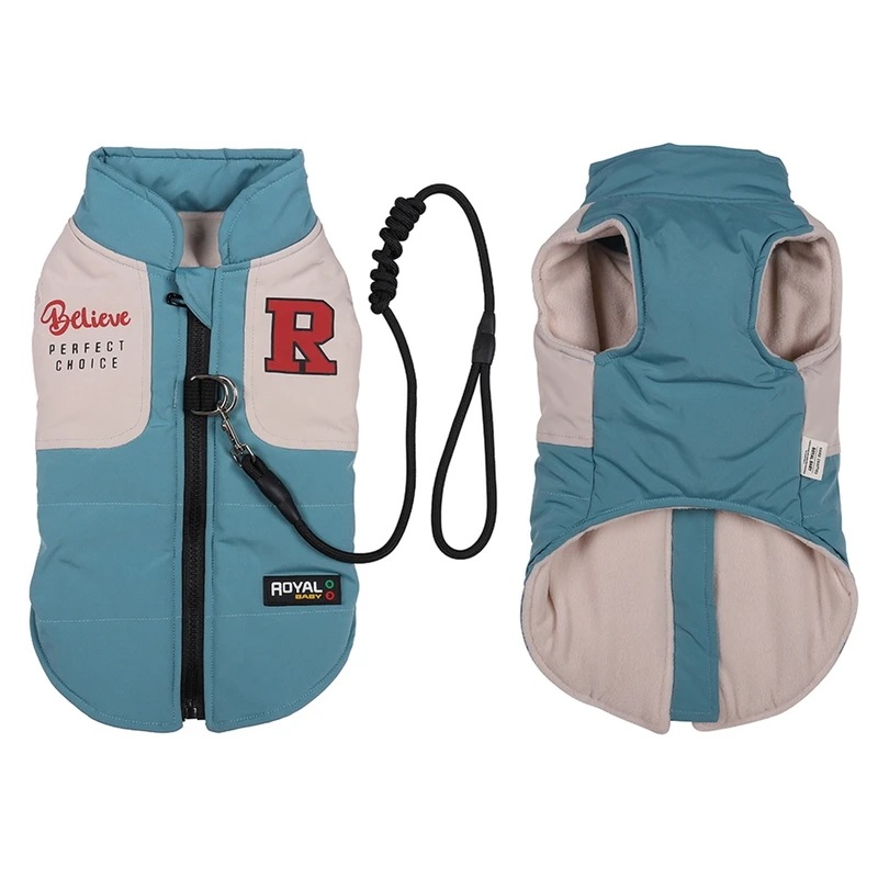 ペット用ハーネス付き防水ジャケット,防寒着,小型中型および大型防水コート,フレンチブルドッグ用