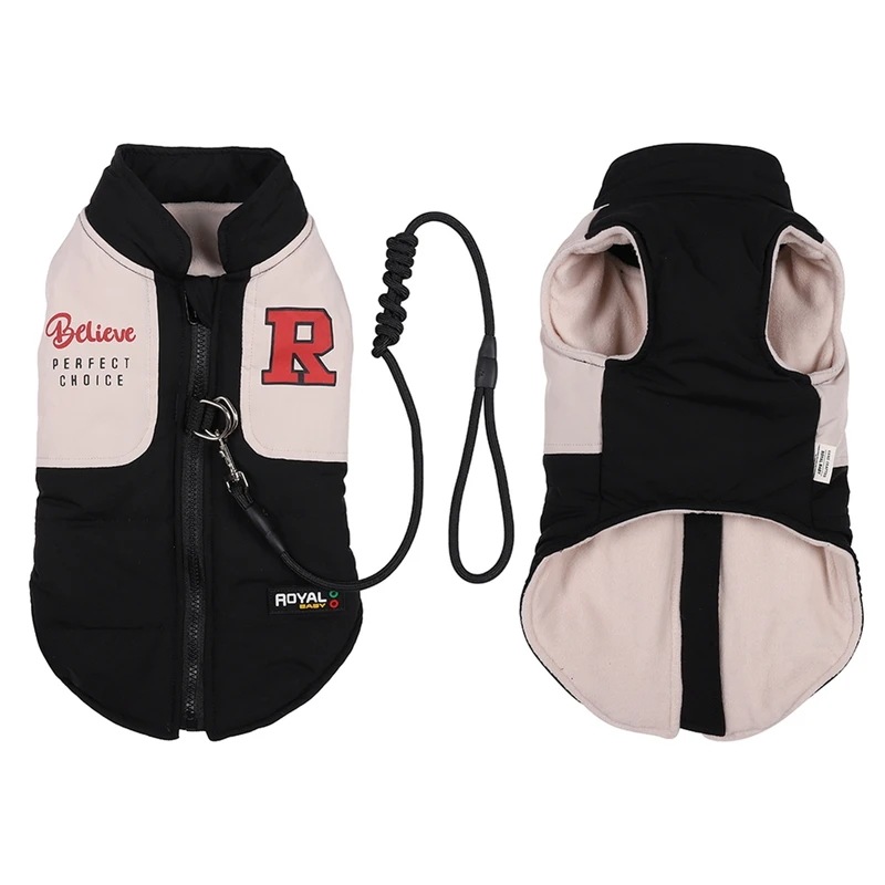 ペット用ハーネス付き防水ジャケット,防寒着,小型中型および大型防水コート,フレンチブルドッグ用