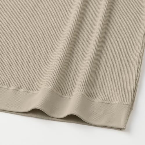 [ボディワイルド] スタンダード クル－ネックロングスリ－ブ メンズ ホワイトベージュ