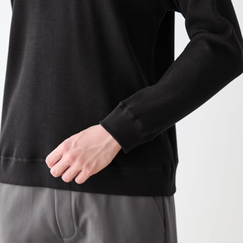 [ボディワイルド] スタンダード クル－ネックロングスリ－ブ メンズ ホワイトベージュ