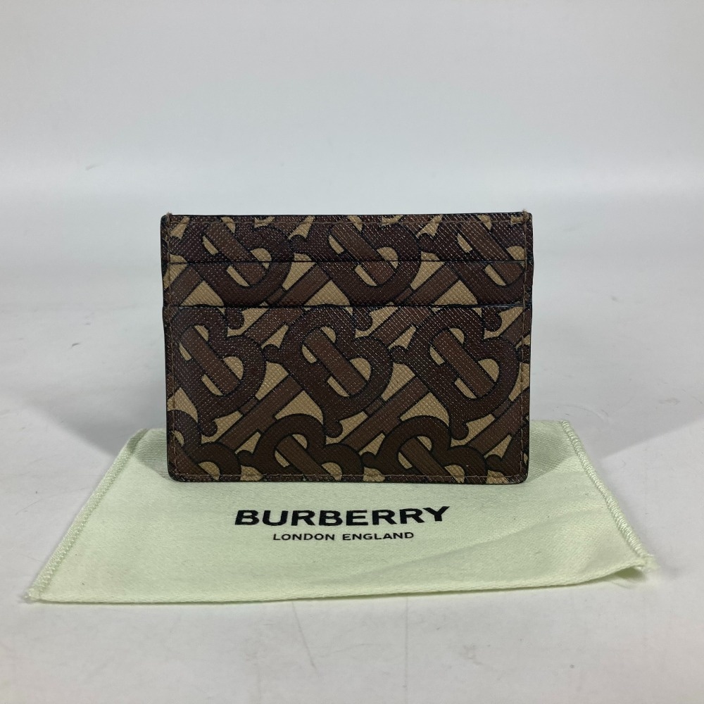 BURBERRY ブラウンレザー パスケース