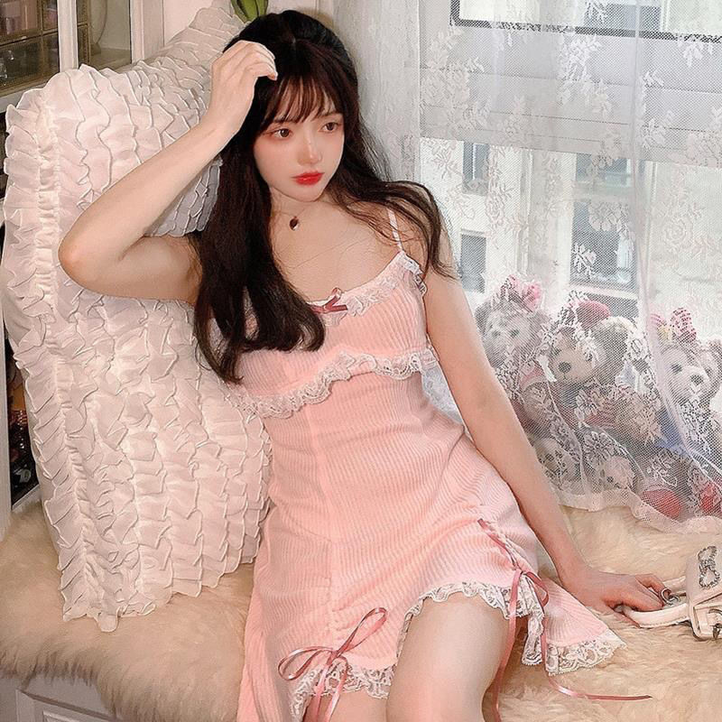 ピュアデザイア レース レース ニット スリング 長袖 パーカー 甘辛い 2点セット