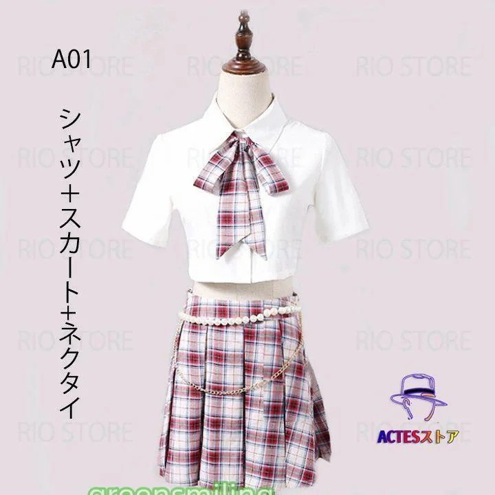 チェック柄 衣装 トップス スカート ダンス衣装 大人 レディース セットアップ チアガール へそ出し 韓国風 ジャズ ヒップホップ ステージ衣装 ダン チェック柄 衣装 トップス スカート ダンス衣装 大人 レディース セットアップ チアガール へそ出し 韓国風 ジャズ ヒップホップ ステージ衣装 ダン