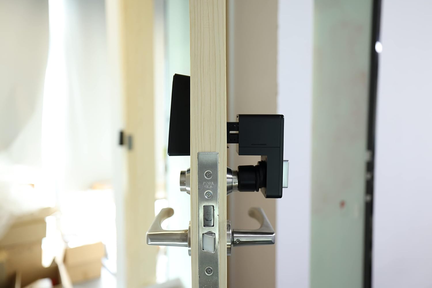 SwitchBot スマートロック 指紋認証パッド セット Alexa スマートホーム スイッチボット オートロック 暗証番号 玄関 Google Home Siri LINE Clovaに対応 遠隔