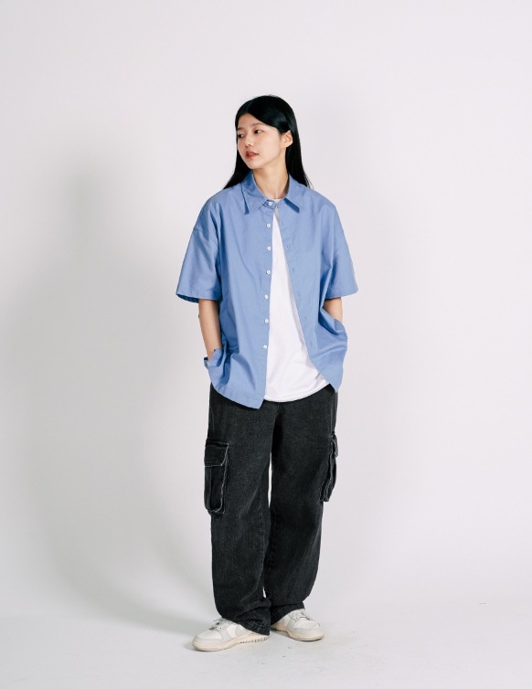 [JEMUT]★SOUNDS WIDE CARGO DENIM PANTS Cargo Jeans for Women Trendy High Waisted Wide Leg Denim