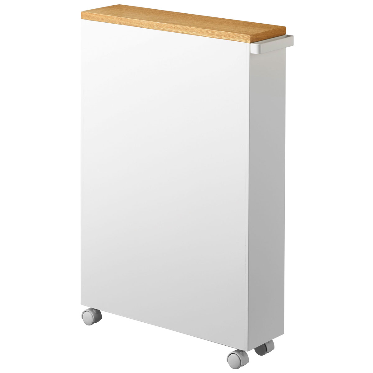 トイレ収納 山崎実業 TOWER タワー ハンドル付きスリムトイレラック ホワイト