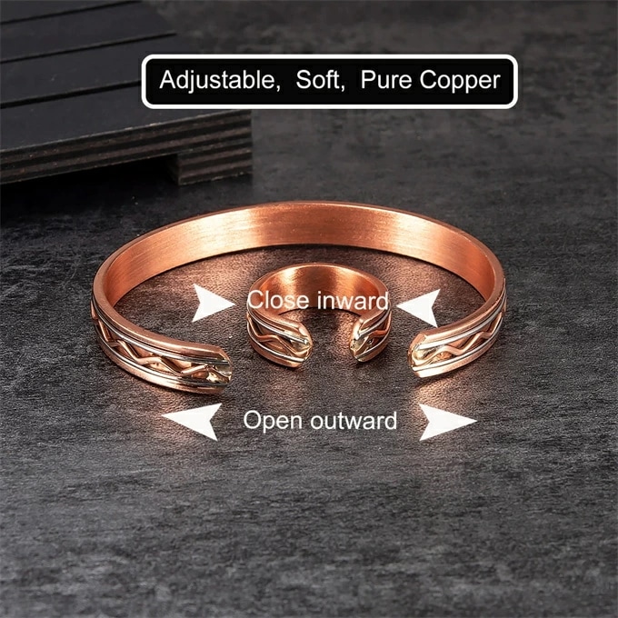 純銅製ジュエリー 純銅磁気ブレスレット エネルギーマグネット付き 磁気ブレスレット ストレス解消 減量 痩身 調節可能 健康エネルギー 高磁石 瞑想 ヨガ 磁気リング 指輪 純銅製ジュエリー 純銅磁気ブレスレット エネルギーマグネット付き 磁気ブレスレット ストレス解消 減量 痩身 調節可能 健康エネルギー 高磁石 瞑想 ヨガ 磁気リング 指輪