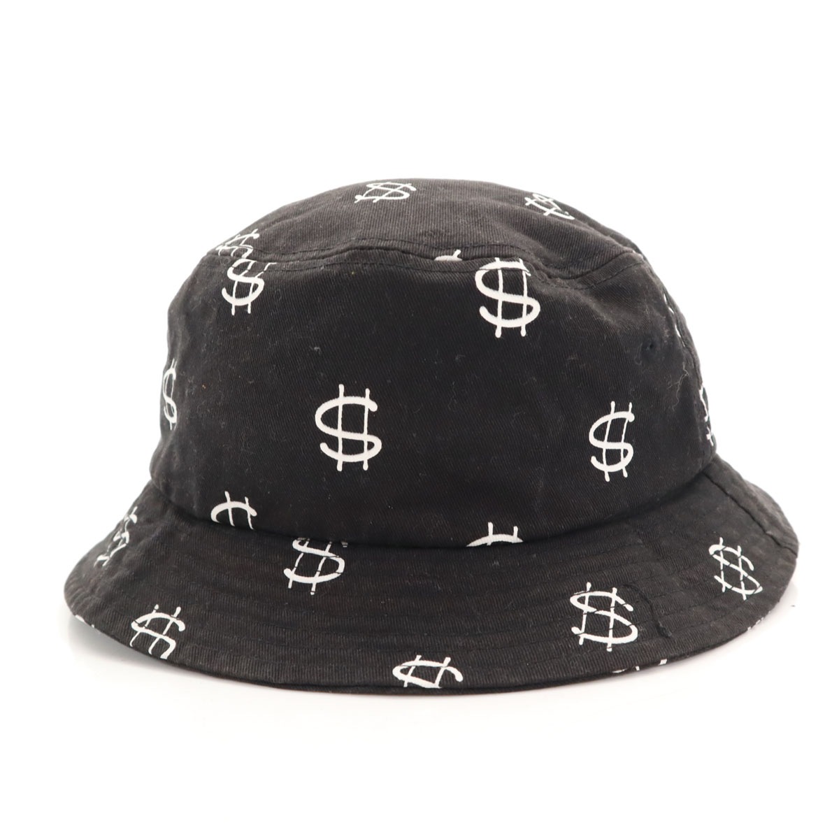 総プリント バケット ハット L ブラック レディース 古着