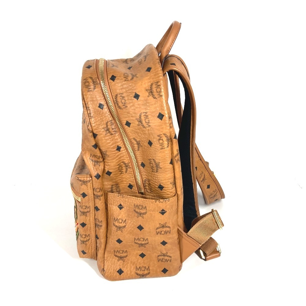 リュックサック MMK9AMB01CO001 シャーク スターク バックパック BAPE エイプ コラボ カバン レザー ブラウン