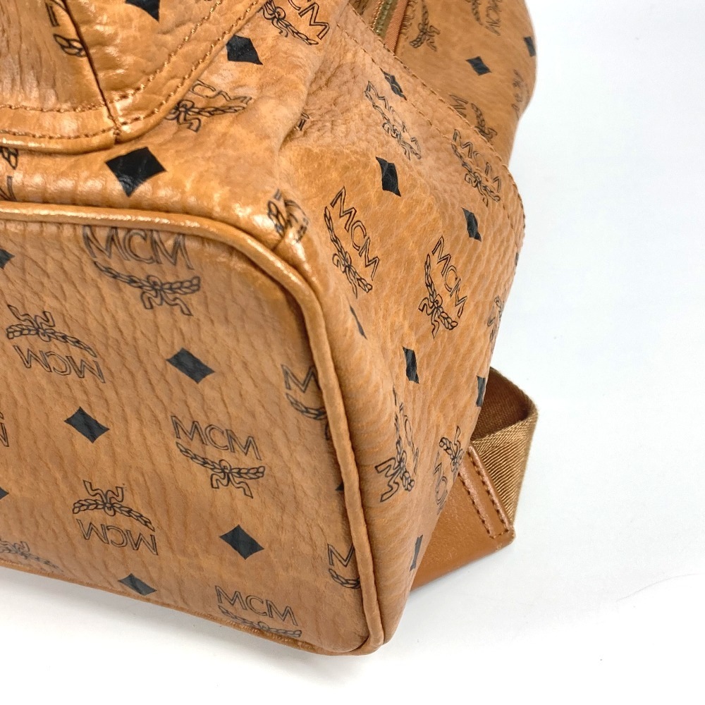 リュックサック MMK9AMB01CO001 シャーク スターク バックパック BAPE エイプ コラボ カバン レザー ブラウン