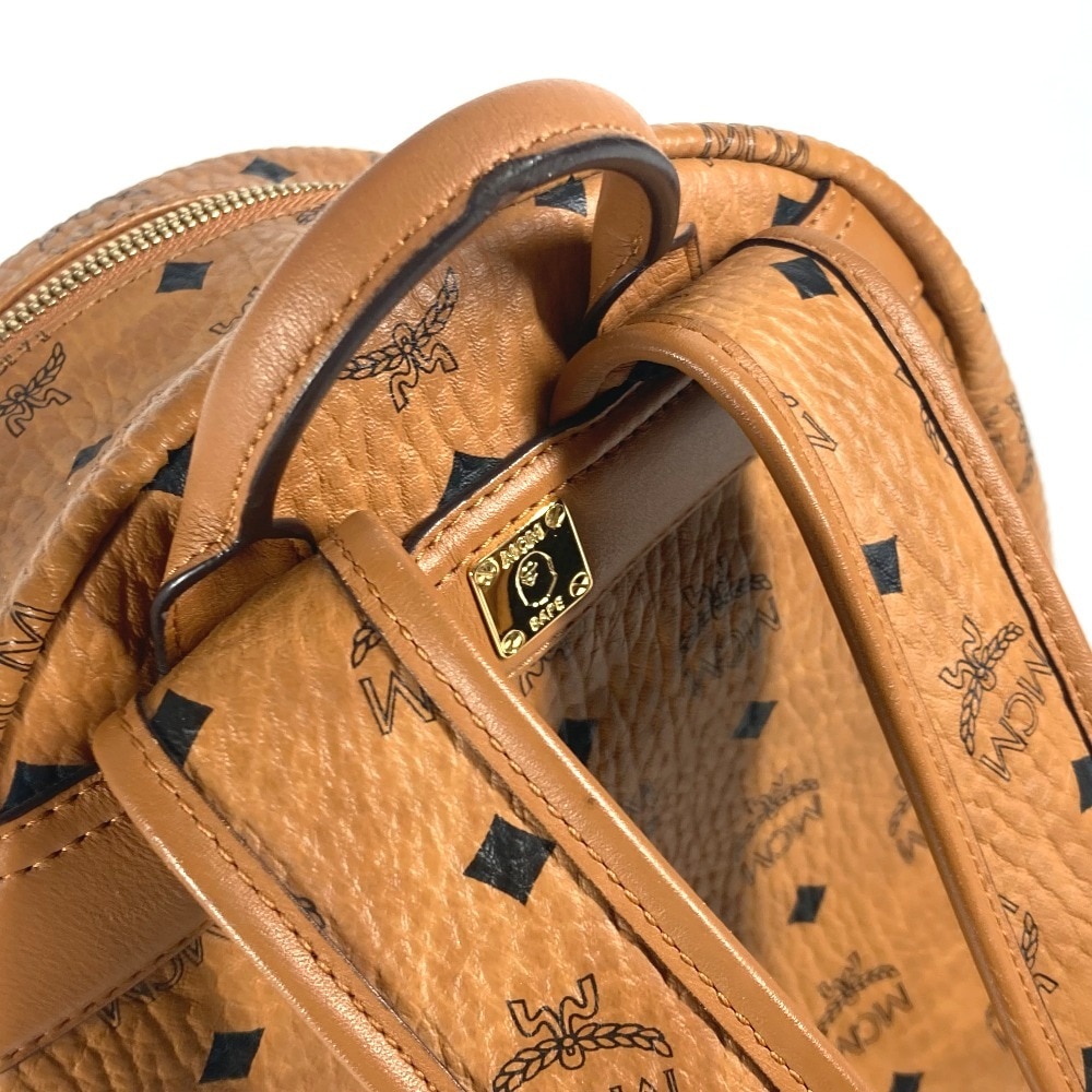 リュックサック MMK9AMB01CO001 シャーク スターク バックパック BAPE エイプ コラボ カバン レザー ブラウン