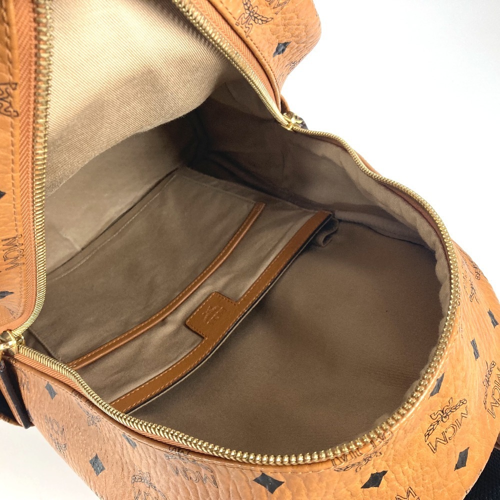 リュックサック MMK9AMB01CO001 シャーク スターク バックパック BAPE エイプ コラボ カバン レザー ブラウン