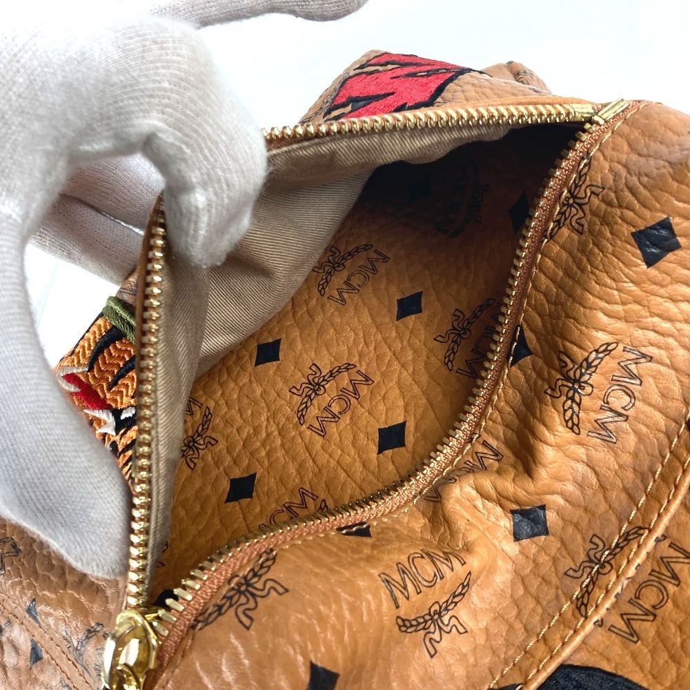 リュックサック MMK9AMB01CO001 シャーク スターク バックパック BAPE エイプ コラボ カバン レザー ブラウン