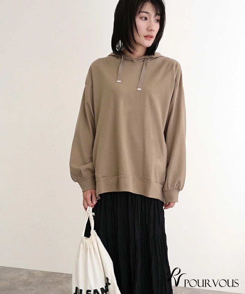デイリー 着やせ 着回し ブラック 10代 杢グレー スリット ポケット 20代 40代 ミニ裏毛 フード 大人 綿 ライトカーキ オーバーサイズ ゆったり 30代 韓国 ポリウレタン デート 春 お
